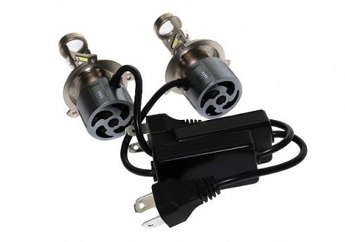 Лампы светодиодные A8 H4 12V  с линзами