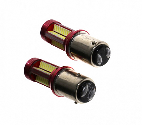 Диод 12V 21W 2-х контакт.белый (78SMD диодов) со смещением (2шт.) VT
