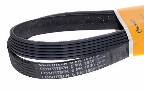 Ремень привода агрегатов Ларгус 6PK1820 с кондиц. CONTITECH