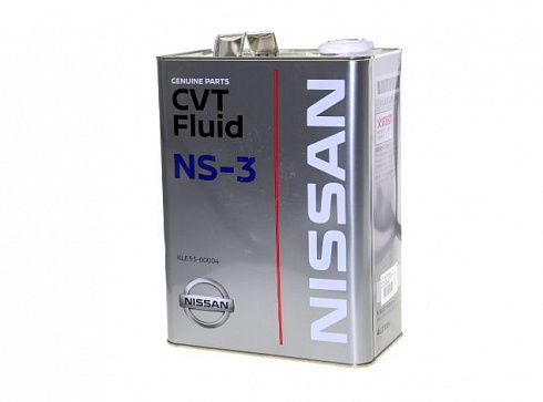 Масло транс. NISSAN NS-3 FLUID CVT  4л синт.KLE5300004