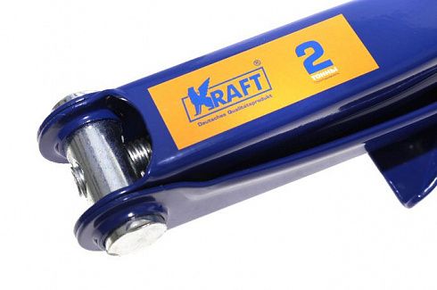 Домкрат ромб KRAFT 2000кг KT800072 с трещеточной рукояткой