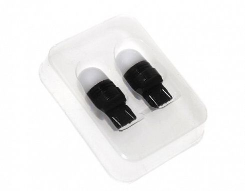 Диод 12V 21/5W 2-х конт.без цоколя белый (6SMD) матовый биполярный (2шт) S0084
