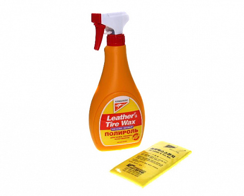 Полироль пластика Leather & Tire Wax матовый 500мл 330149