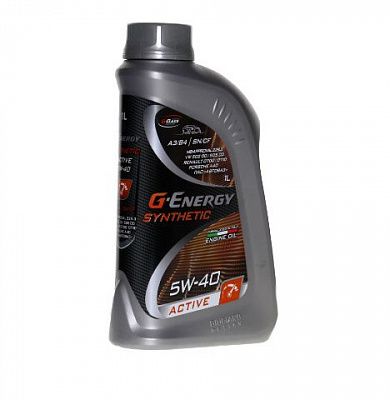 Масло мотор. G-ENERGY SYNTHETIC ACTIVE 5/40 1л синтетика