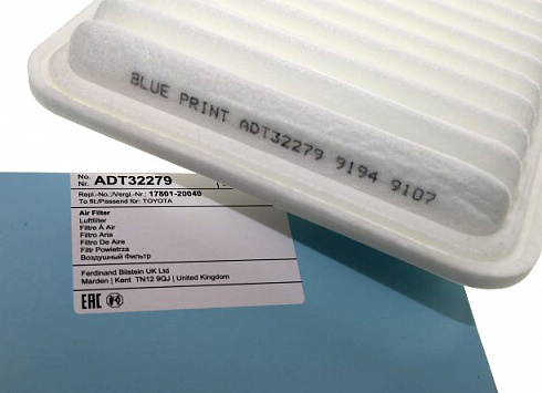 Фильтр воздушный BLUE PRINT ADT32279