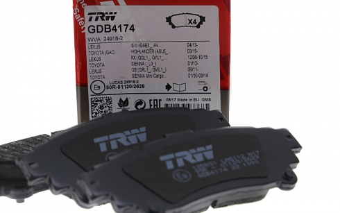 Колодки тормозные TRW GDB4174