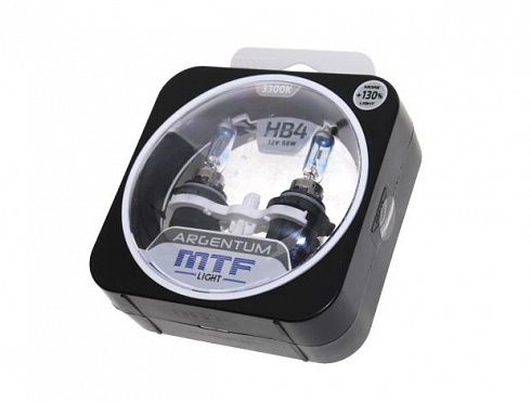 Лампы НB-4 9006 12V 55W MTF +130% ARGENTUM