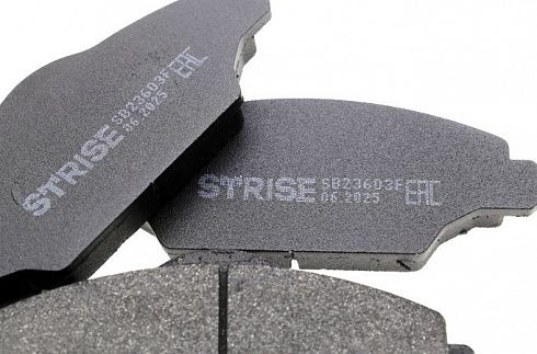 Колодки УАЗ ПРОФИ тормозные передние 2021г STRISE SB23603F
