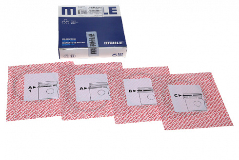 Кольца поршневые MAHLE 02801N0