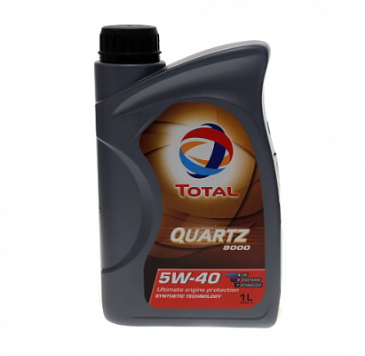 Масло мотор. TOTAL QUARTZ 9000 5/40  1л. синтетика