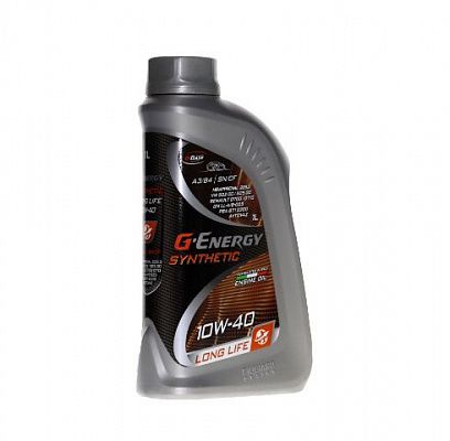Масло мотор. G-ENERGY SYNTHETIC LONG LIFE 10/40 1л синтетика