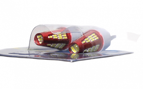 Диод 12V 21/5W 2-х конт.без цоколя белый (48SMD диодов) (2шт.) VT