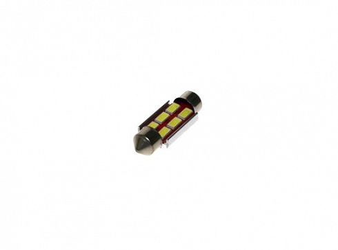 Диод салона белый (6SMD диодов) 36мм с обманкой
