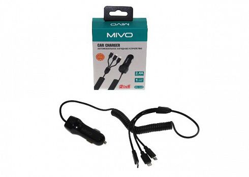 Кабель USB 2.4 - хвост 3 в1 MIVO MU248