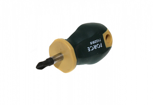 Отвёртка крестовая FORCE 7122BS PZ2 25мм усилен.