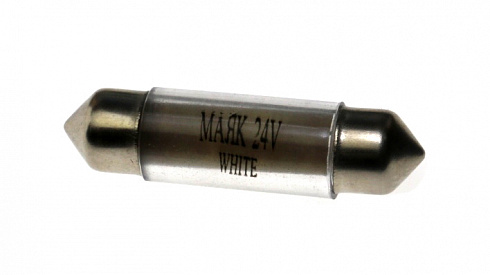 Диод 24V T11x36 белый (6SMD диодов)