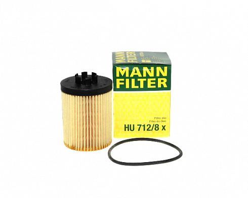 Фильтр масляный (элемент) MANN HU712/8X