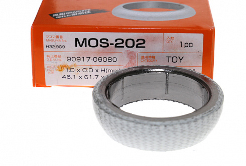 Кольцо выхлопного коллектора Masuma MOS-202 графит