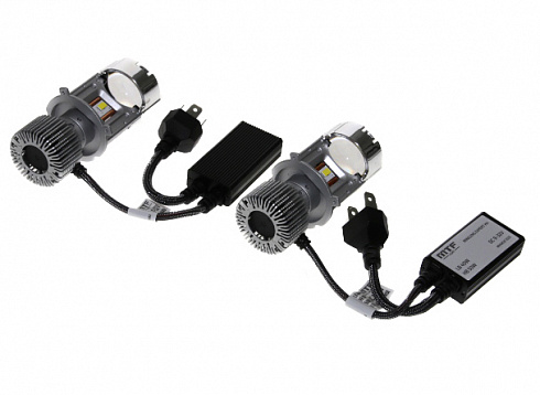 Лампы светодиодные MTF LIGHT MiniLens EXPERT H-4 12V 40/50W 5000LM 5500K с линзами